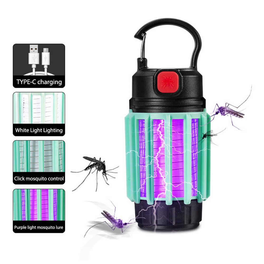 5V USB 모기 킬러 램프 전기 충격 Muggen 모기 트랩 버그 Zapper 조명 물리적 모기 방지 UV 램프